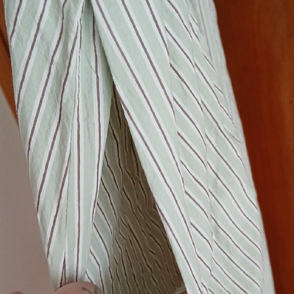 Madewell Cream and Brown Textured Blouse - Picture 5 of 7